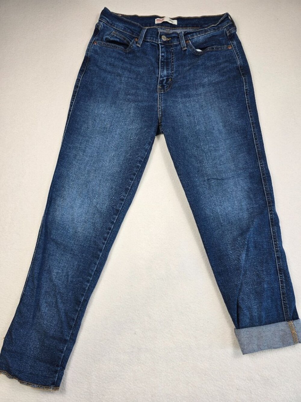 Levis 8/29 Signature Boyfriend Jeans Heritage Fit Denim Blue